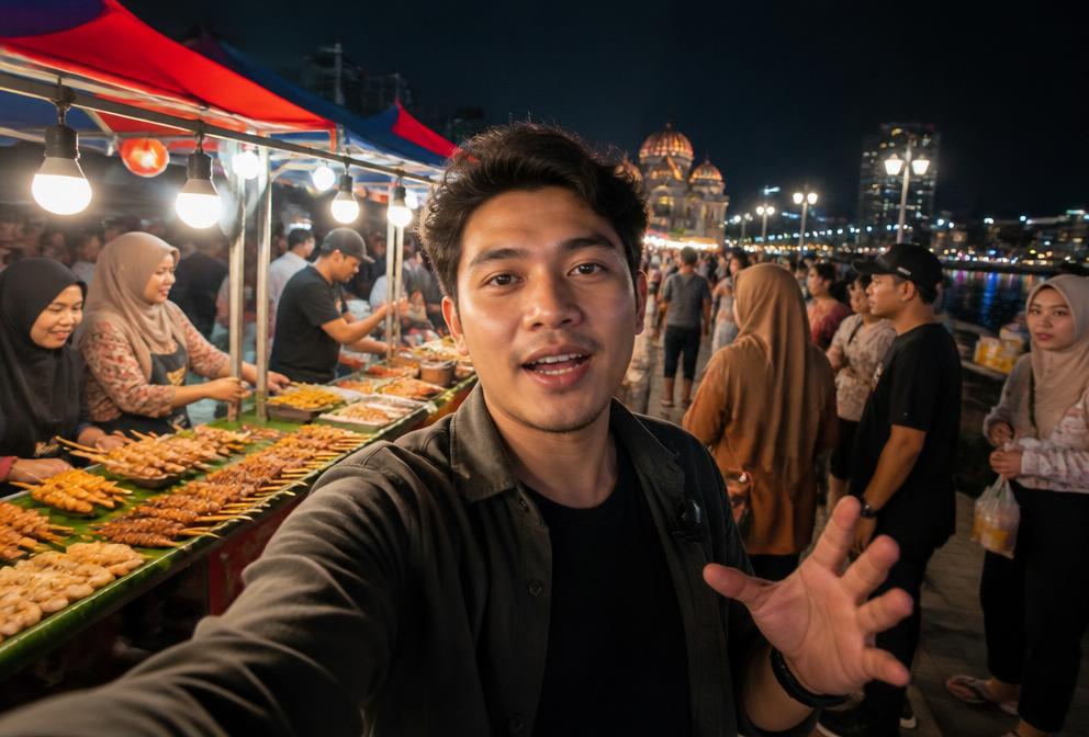 Thumbnail Suasana Pasar Malam dan Harga Pangan